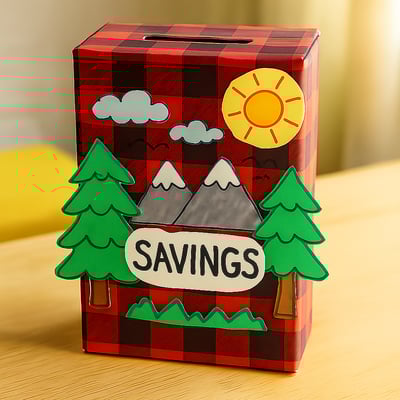 20250826_1150_Nature-Themed Savings Box_remix_01k3kvbnswfr4b6jpay4cbeaks